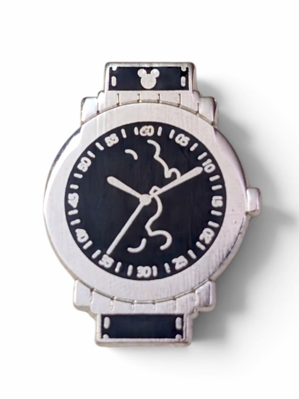 Mickey Mouse Disney Pin: Silhouette Watch Face